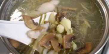 суп рыбный с грибами