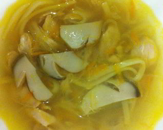 Суп с белыми грибами и курицей