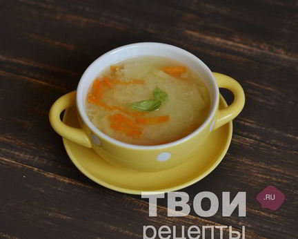 Суп с курицей и кускусом