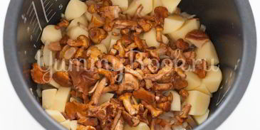 суп с лисичками в мультиварке