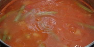 суп с рисом и болгарским перцем