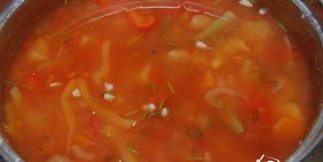 суп с рисом и болгарским перцем