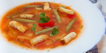 суп с рисом и болгарским перцем