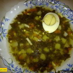 Суп с яйцом