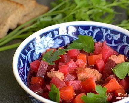 Суп со свеклой