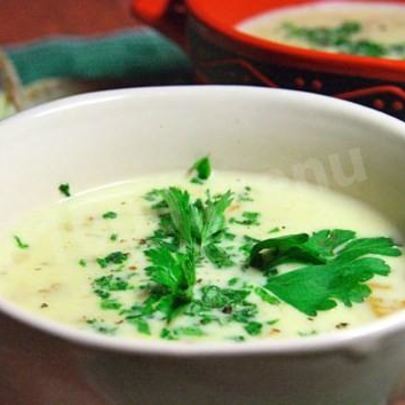 Супчик из лисичек со сливками