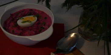 холодный свекольник — окрошка по-латышски