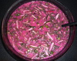 Холодный свекольник