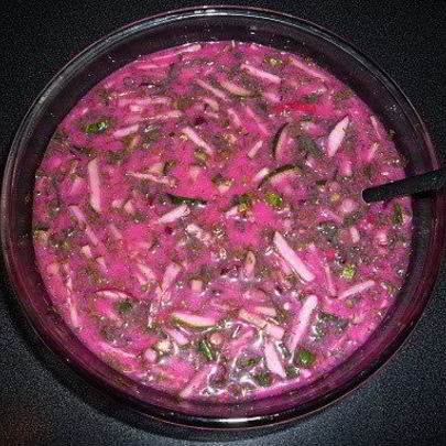 Холодный свекольник