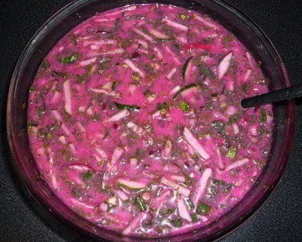 Холодный свекольник