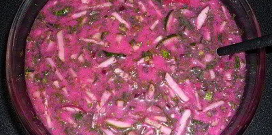 Рецепт холодного свекольника