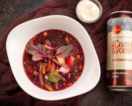 Освежающий свекольник с квасом