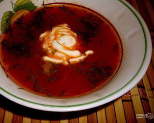 Свекольник горячий классический