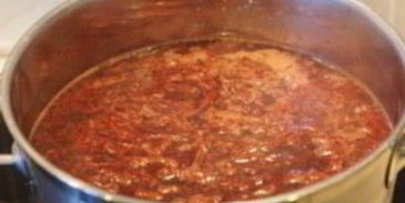 свекольник горячий с мясом