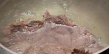 свекольник холодный с мясом