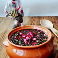 Рецепт Свекольника холодного с ветчиной