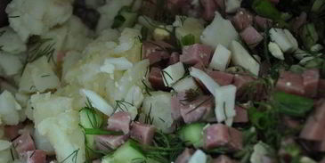 свекольник холодный с ветчиной