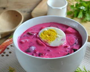 Свекольник классический холодный