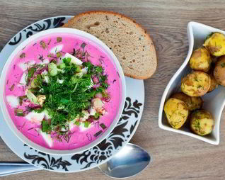 Свекольник классический с квасом