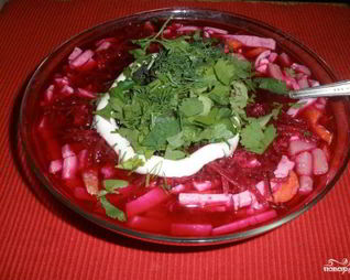 Свекольник классический с мясом