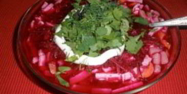 свекольник классический с мясом