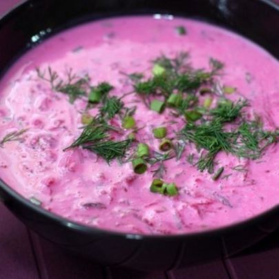 Свекольник на кефире