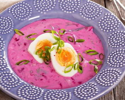 Свекольник с авокадо