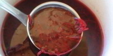 свекольник с колбасой