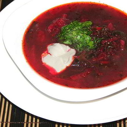 Свекольник с мясом