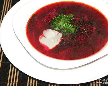 Свекольник с мясом