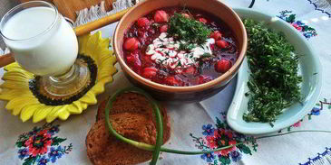 свекольник с сосисками