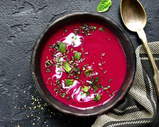 Свекольник с томатами