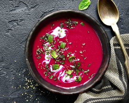 Свекольник с томатами