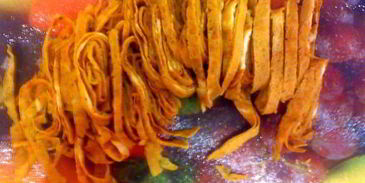 свекольник с яичной путанкой