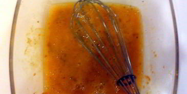 свекольник с яичной путанкой