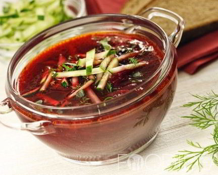 Свекольник со шпинатом