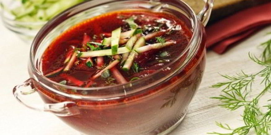 Рецепт свекольника со шпинатом