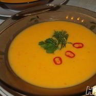 Рецепт Острого сырного супа с йогуртом