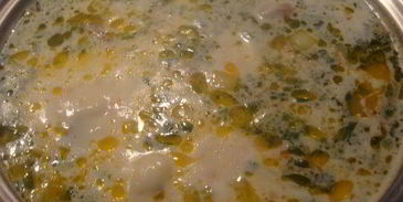 сливочно-сырный суп с шампиньонами