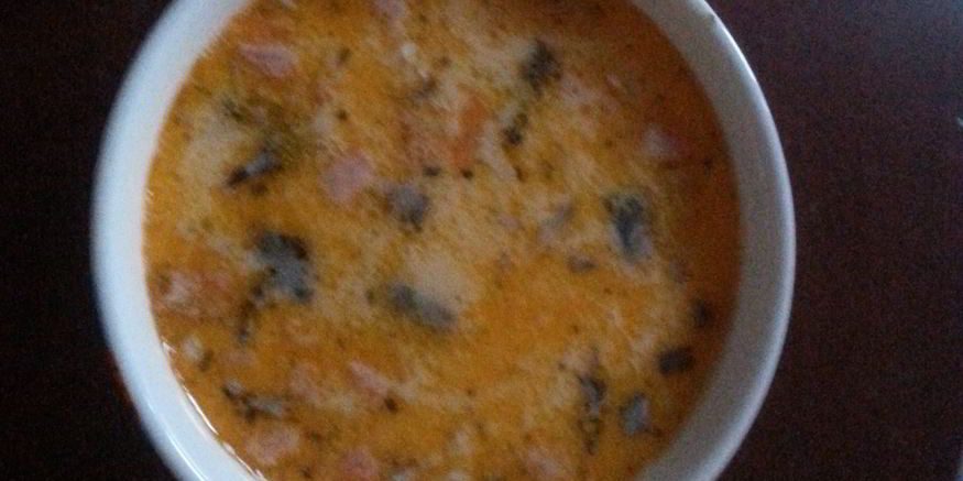 Рецепт сырного картофельного супа с морепродуктами