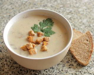 Сырный крем-суп с курицей