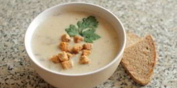 сырный крем-суп с курицей