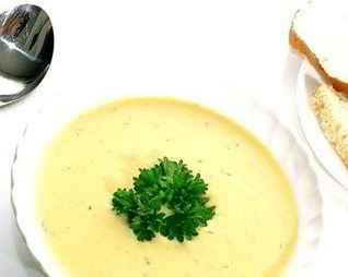 Сырный крем-суп с манкой
