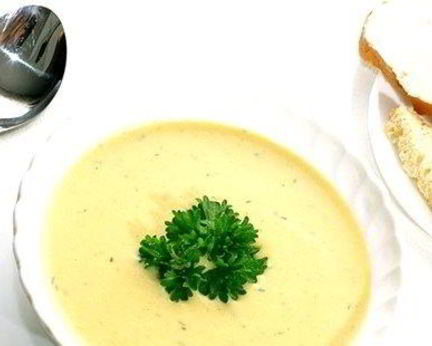 Сырный крем-суп с манкой