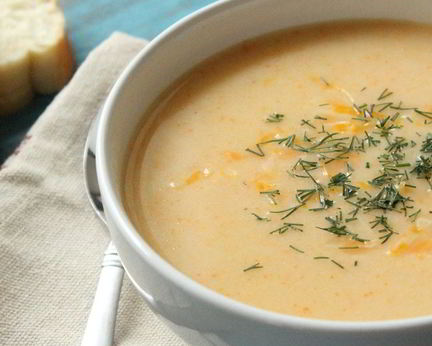 Сырный суп по-французски