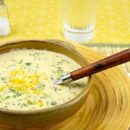 Рецепт Сырного супа-пюре с курицей