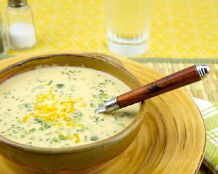 Сырный суп-пюре с курицей