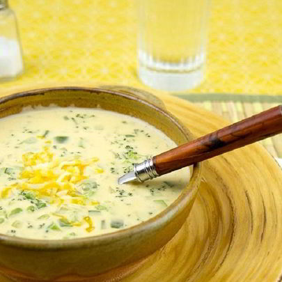 Сырный суп-пюре с курицей