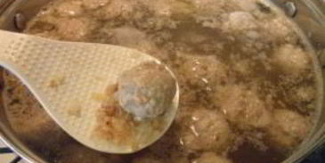 сырный суп с фрикадельками