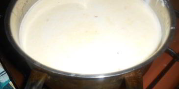 сырный суп с грецким орехом